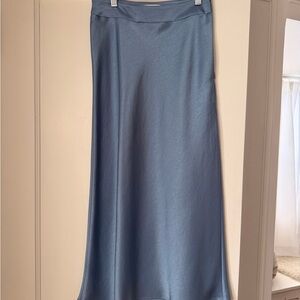 Sezane Sky Blue Maxi Skirt